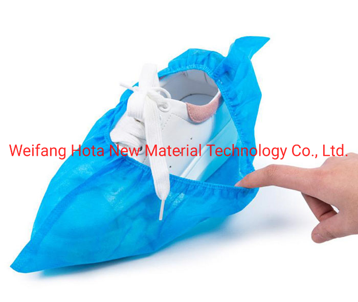Disposable Cover Anti Slip Polypropylene PE Boot Non-Woven Shoe Cover