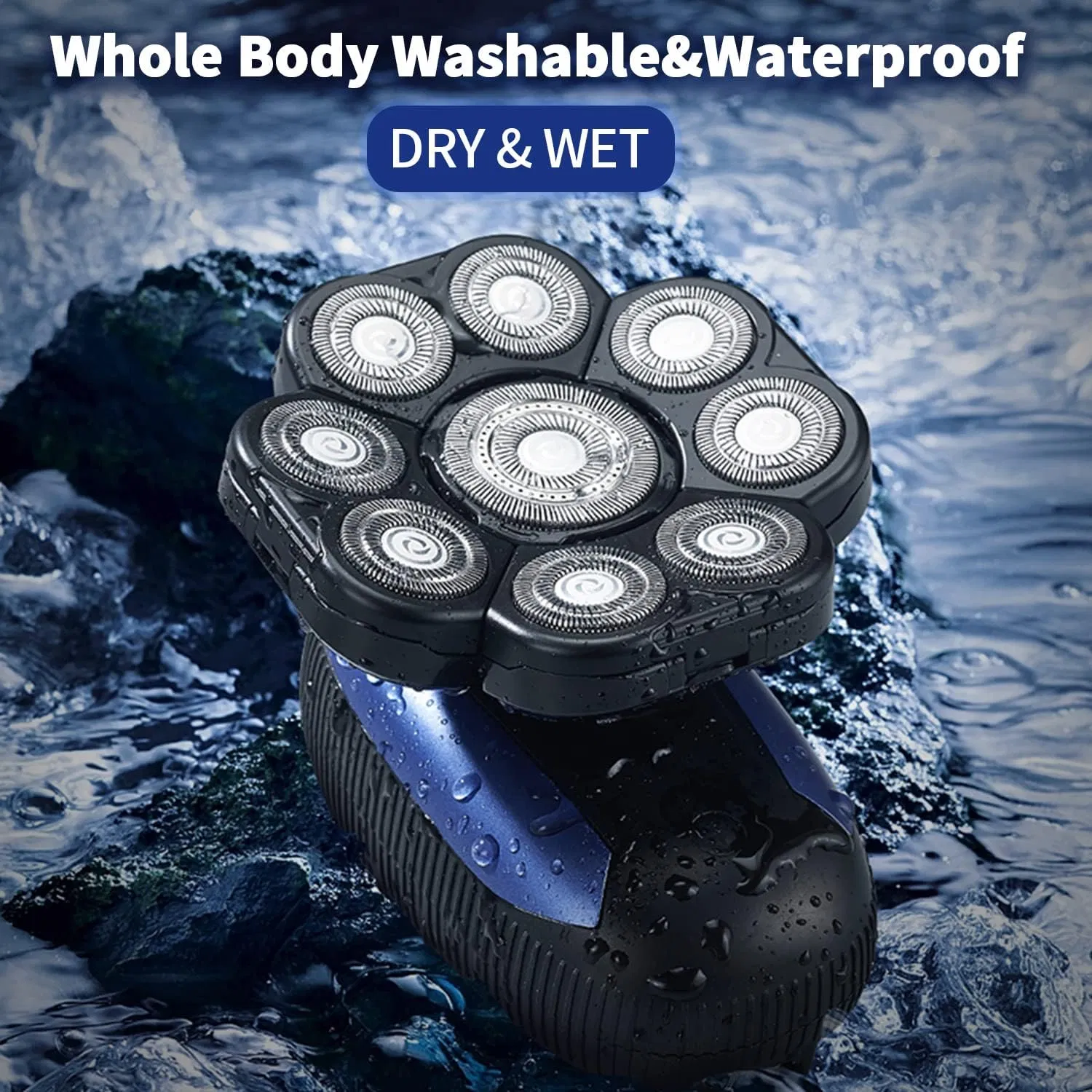 9d Men's Rechargeable Bald Head Electric Shaver for Men Shaving Machine