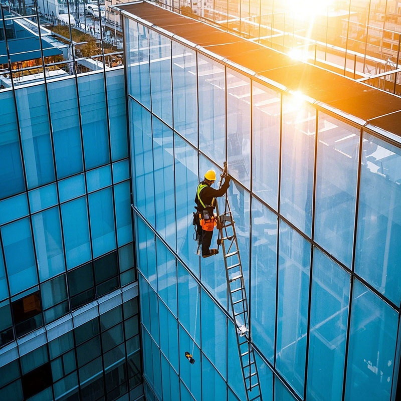 Asia Fire-Resistance and Thermal Insulation Aluminium Glass Curtain Wall