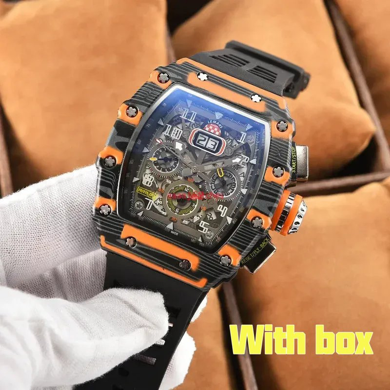 Hot Selling Sports Mens Watches Big Dial Golden Stainless Steel