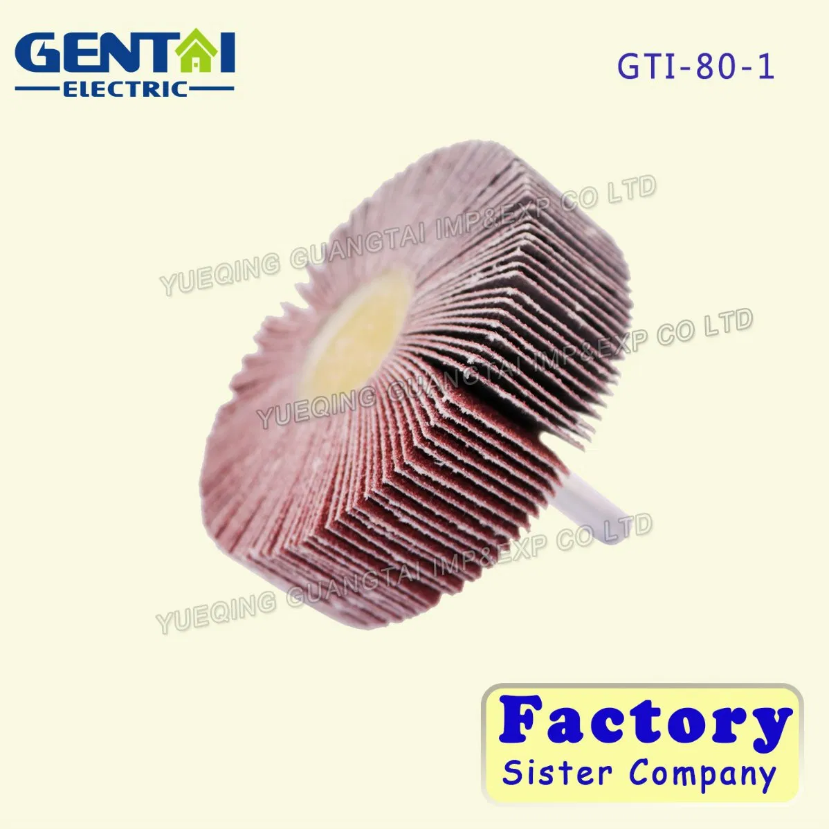 Лепестковый круг 80x25 мм, зерно 60, с валом для металла