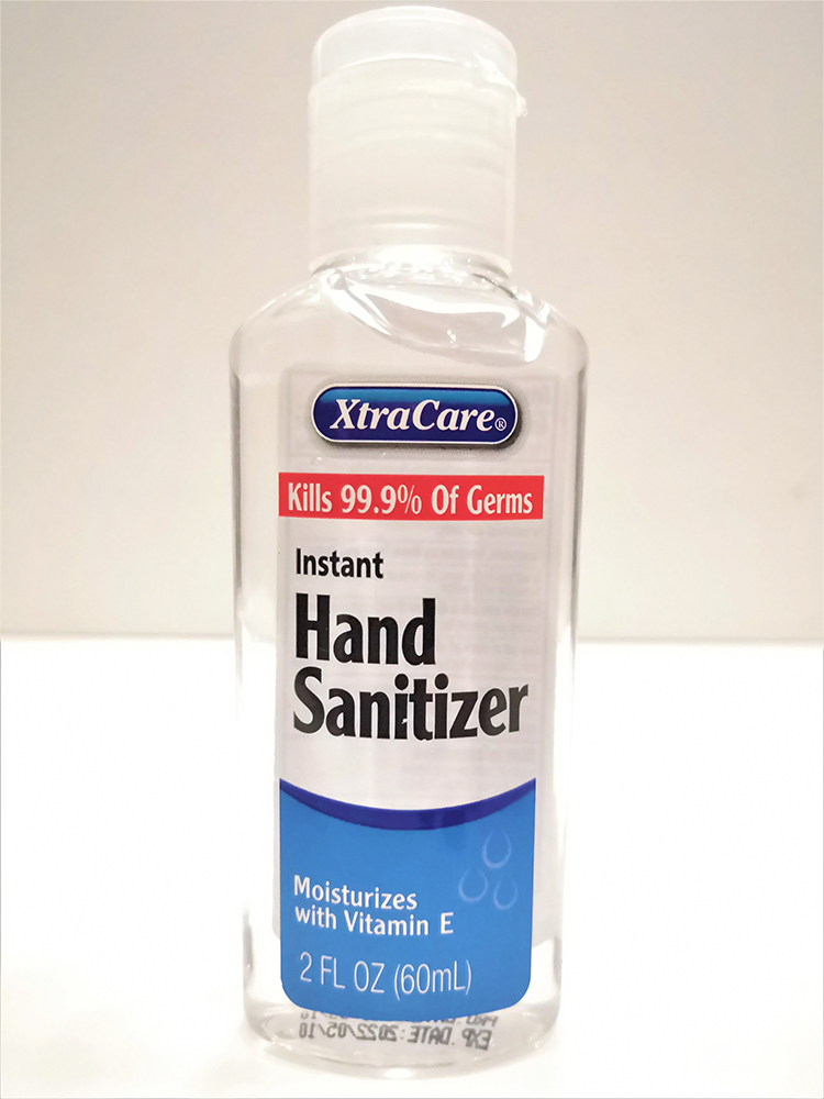 Mini Hand Sanitizer Gel Moisturizing Portable Waterless Hand Sanitizer Refreshing Gel 60ml