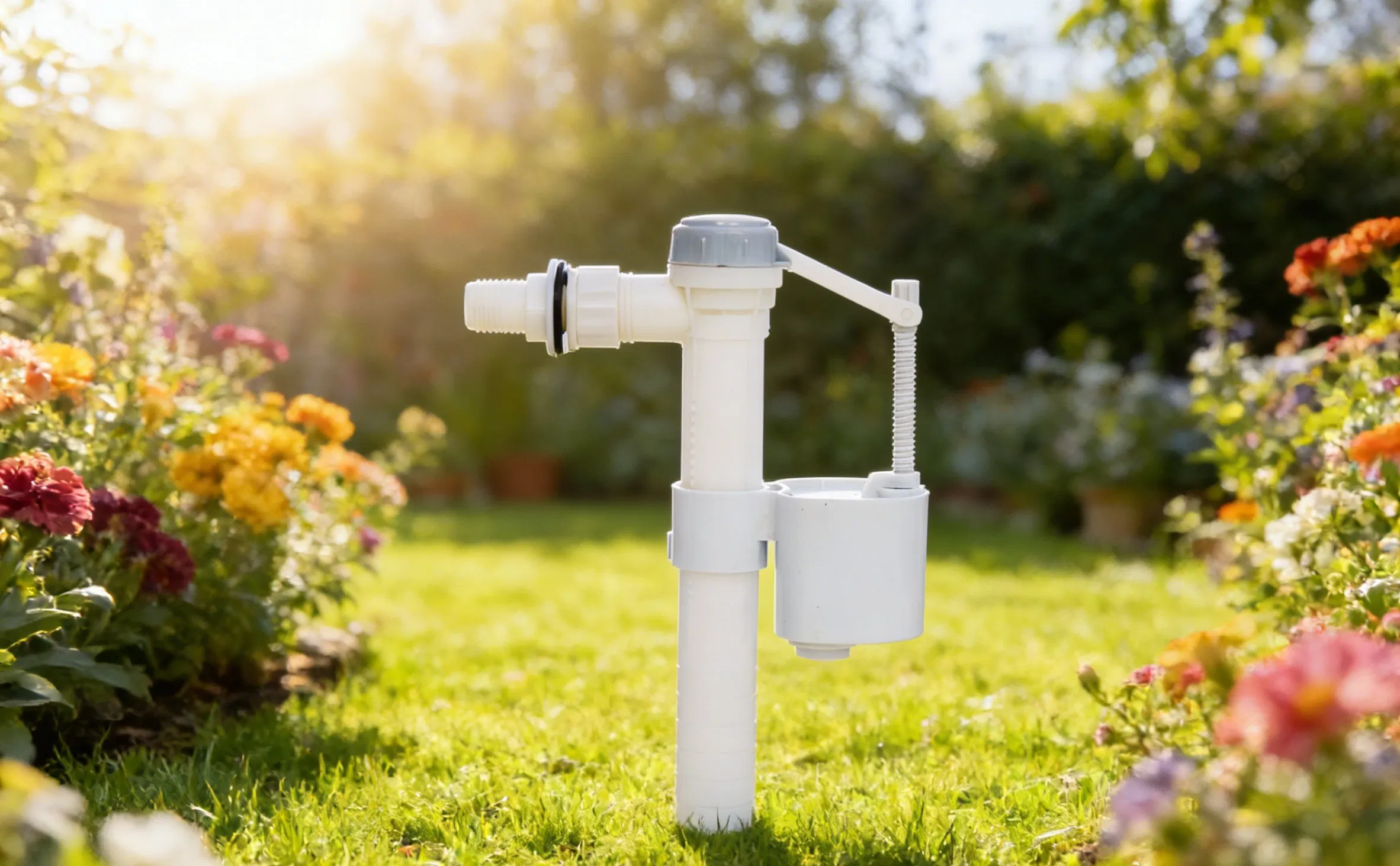 Heavy-Duty 3/8'' Plastic Inlet Valve - Essential Fitting for Cistern Flush Mechanism Maintenance