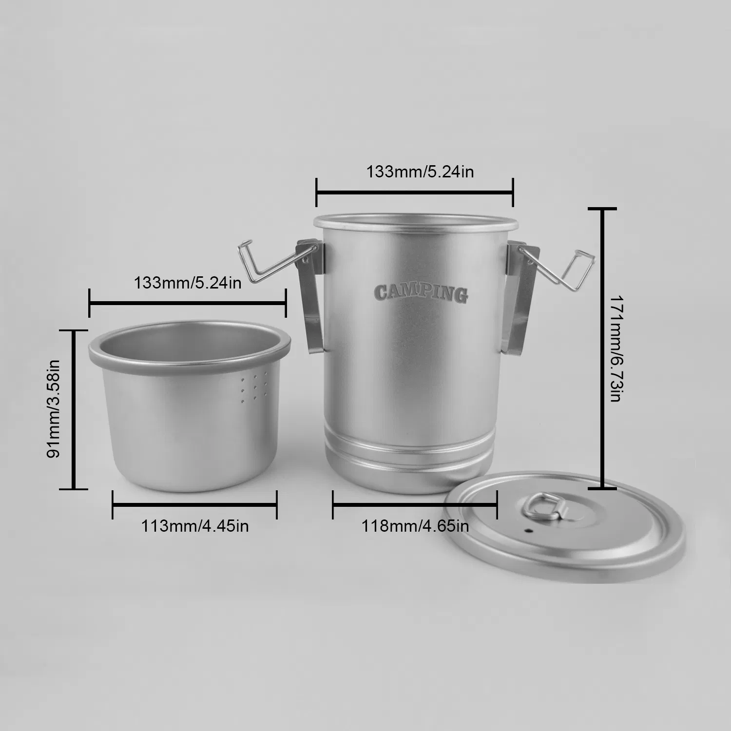 Outdoor Camping Micropress Pasta Multi Cooking Pot