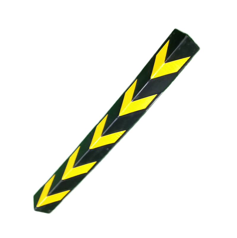 1m Length Rubber Corner Guard with Yellow Reflective Tap