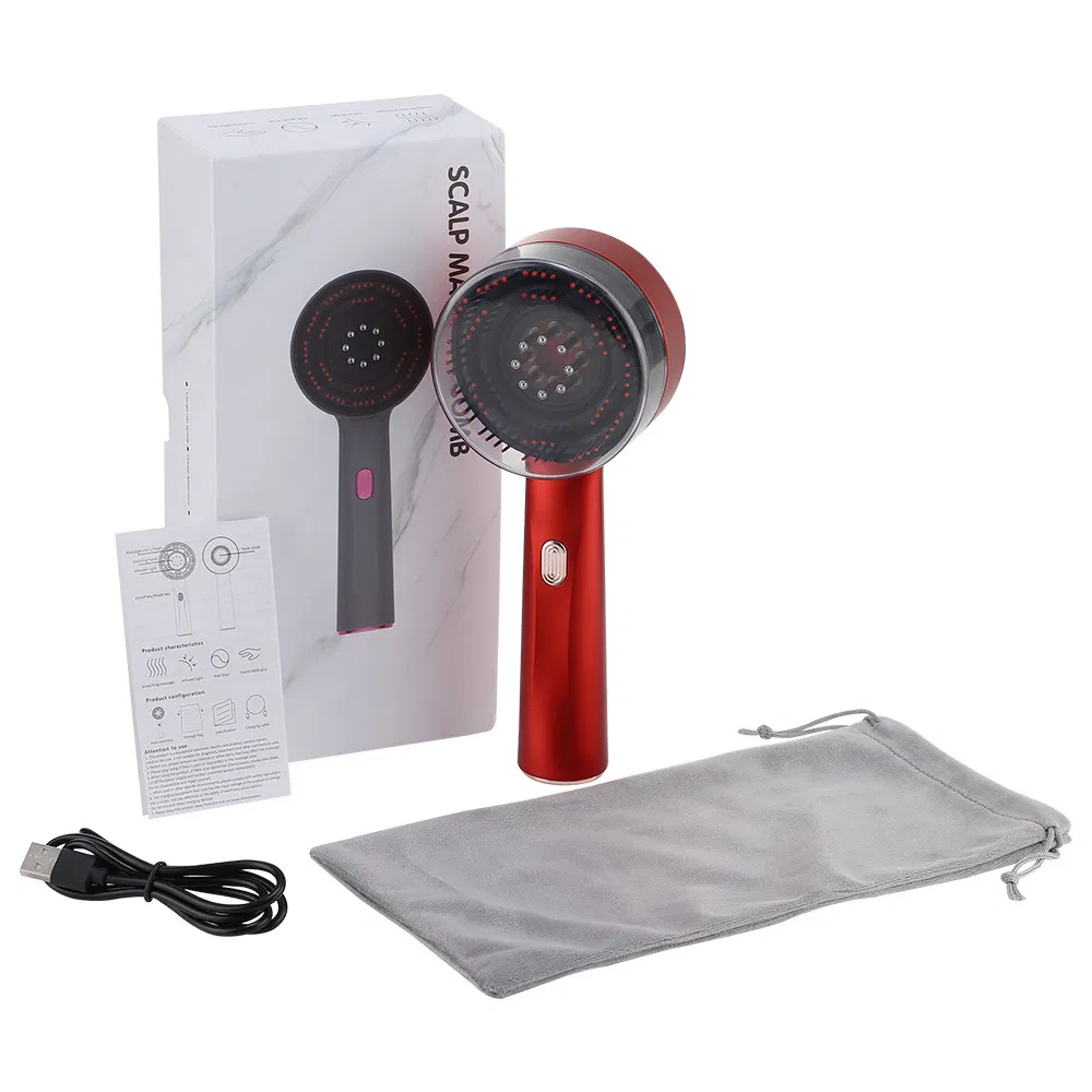 Head Scalp Massager for Relax Cordless Electric Brush for Hair Care Oil Dispenser Comb Mothers Day Gifts
