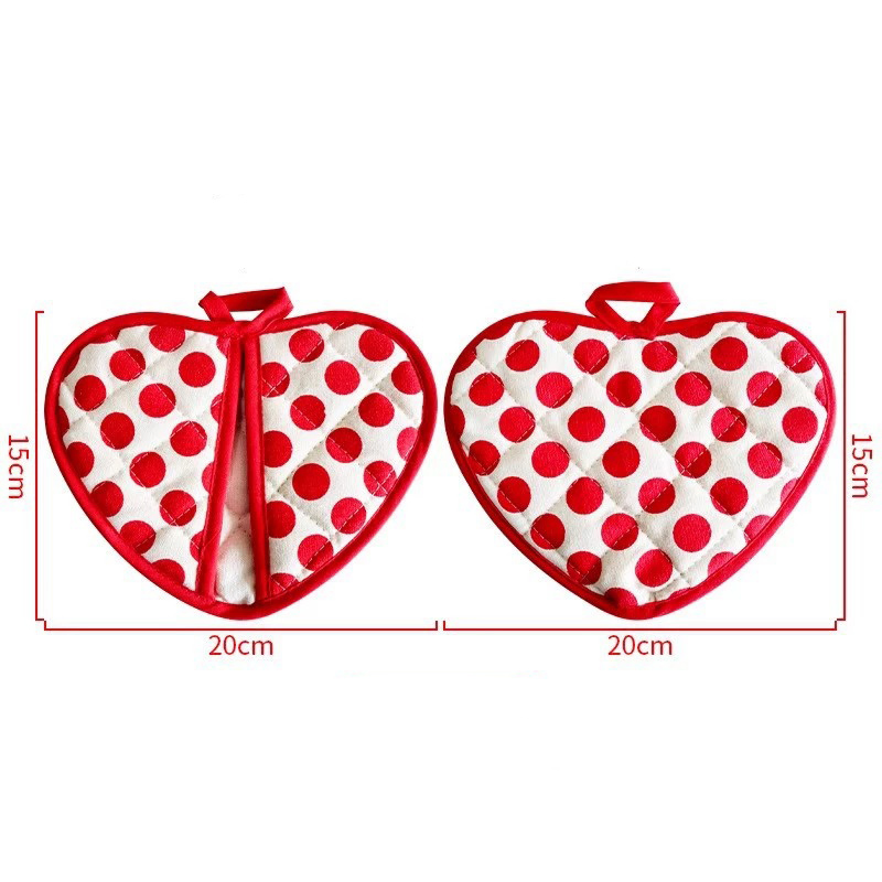 Esun Durable Cotton Dual-Purpose Heat Fire Resistant Oven Mitts for Cooking Baking