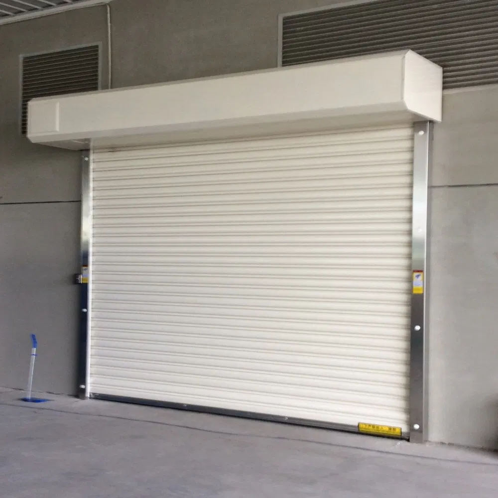 China Fireproof Rolling Shutter Industrial Security Garage Roll-up Electrical Security Roller Shutter Roll up Garage Gate Rolling Fire Door