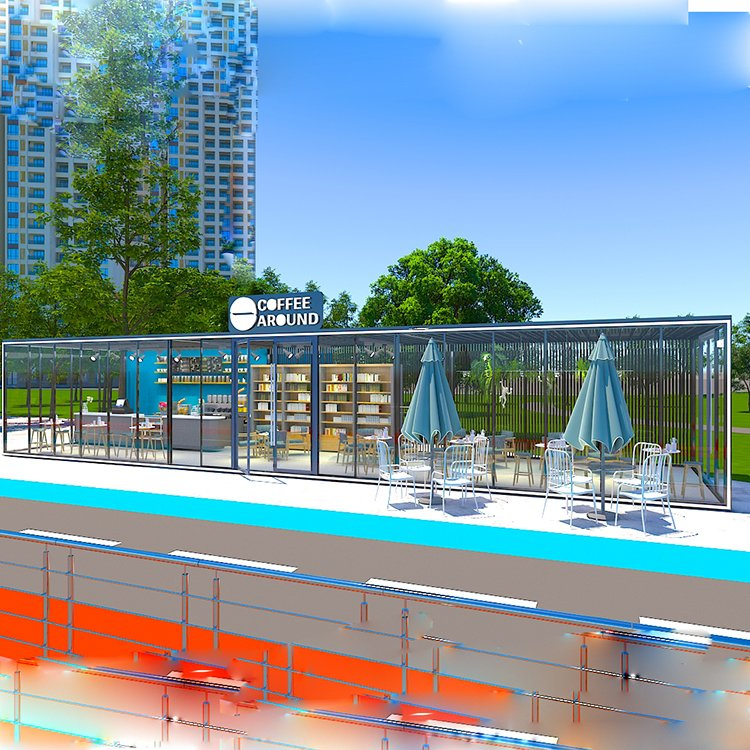 Eco-Friendly Outdoor Pergola for Stylish Bubble Tea Shops