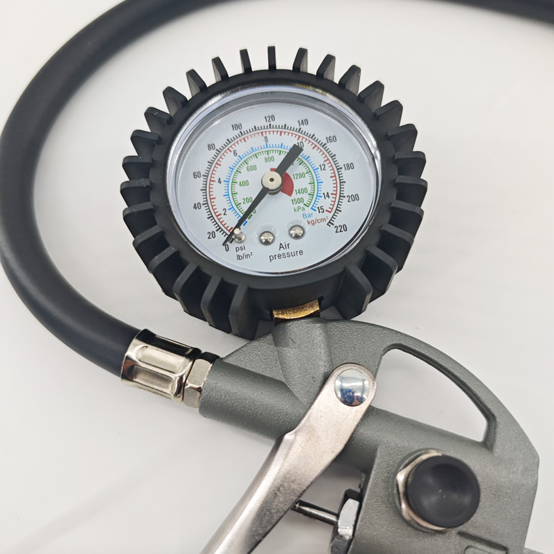 Пневматический краскопульт с манометром 50мм, 220psi