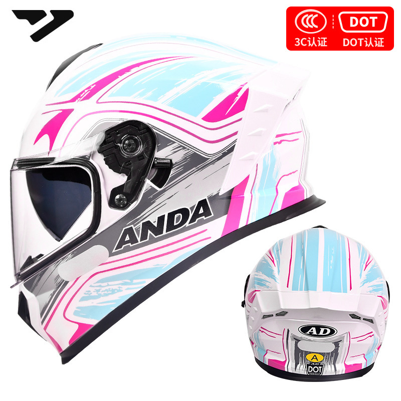 Мотошлем полнолицевой ABS с нанесением логотипа