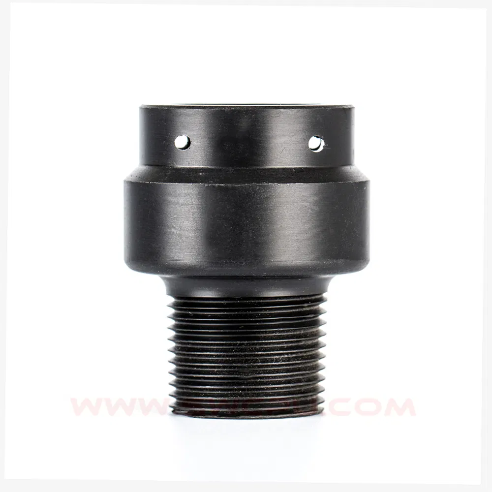 Compression Molding Abrasion Resistant Threaded Plastic Flange Bushing