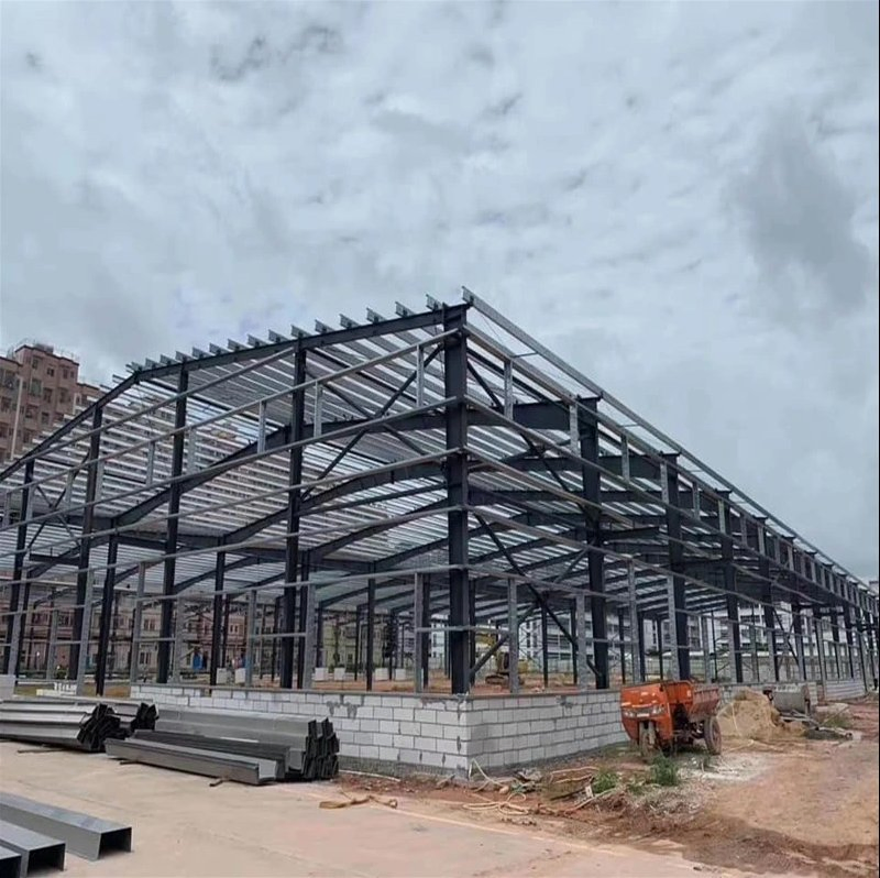 High Quality Prefabricated Steel Structure Industrial Warehouse/Workshop for Sale