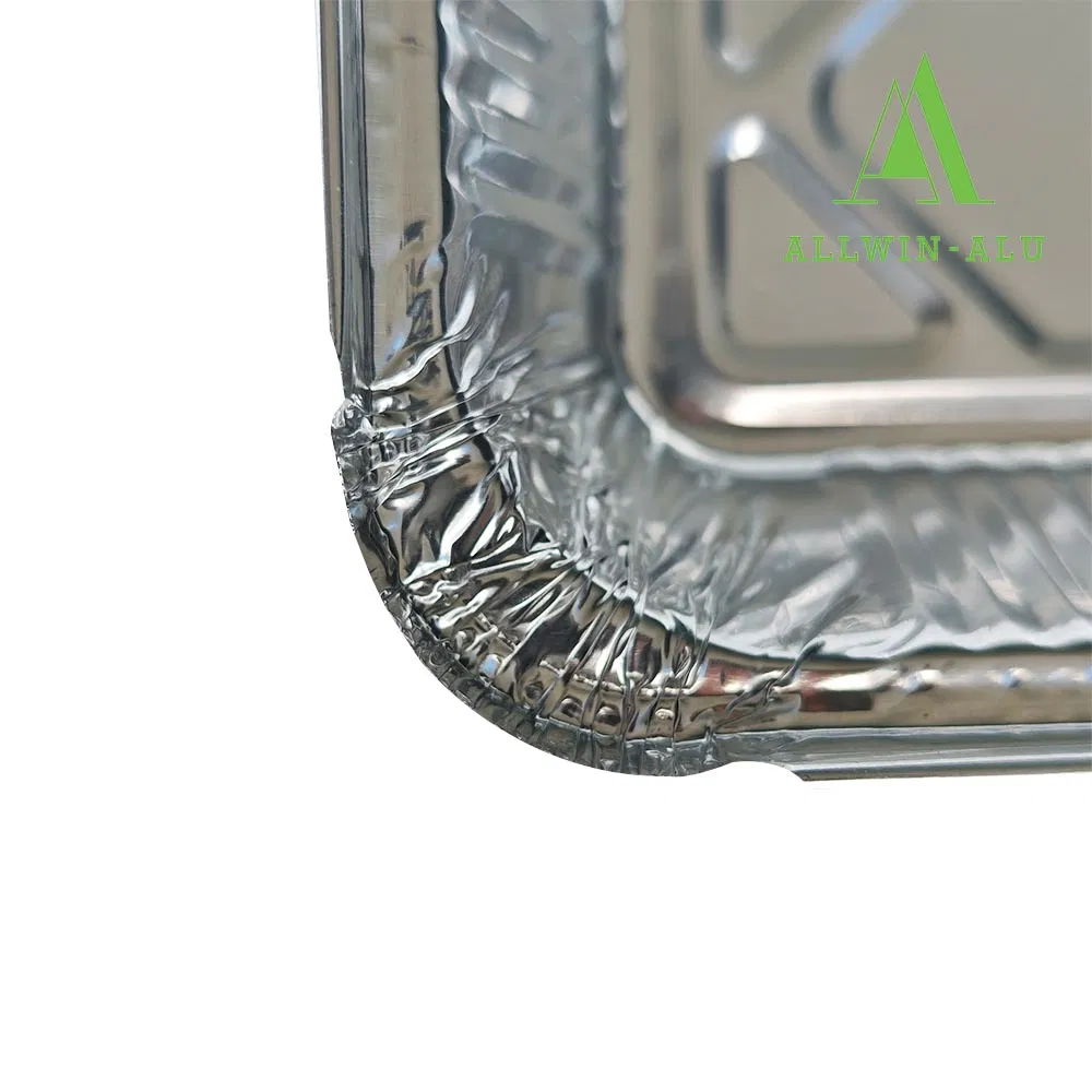 9oz 260ml Disposable Takeout Pan Recyclable Aluminum Foil Food Container with Cover