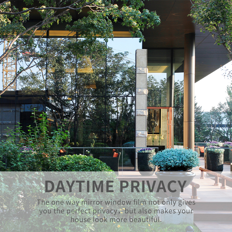 Glass Window Film One Way Privacy Reflective Film for Architectural Decoration