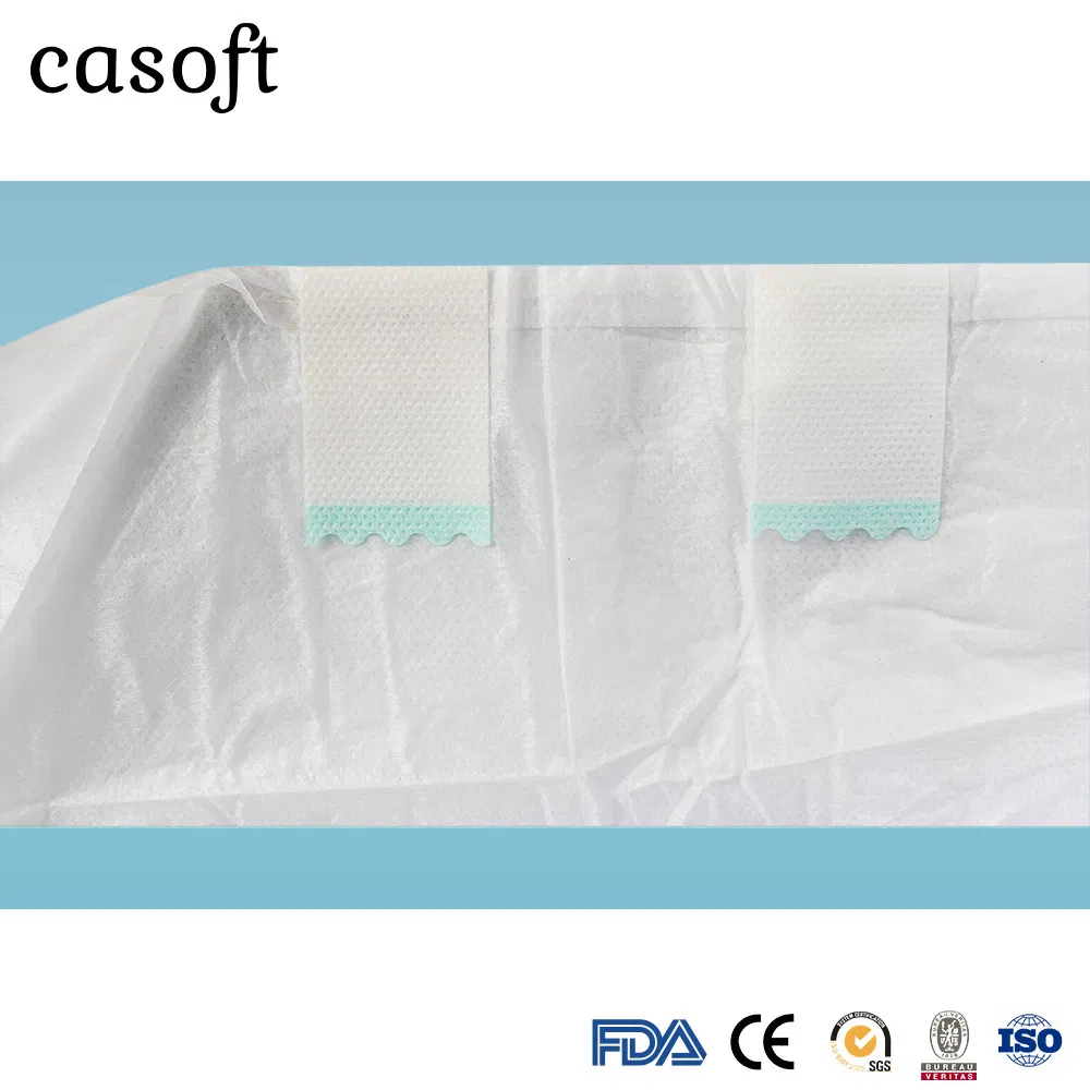 OEM Casoft High Quality Unisex Disposable Adult Diaper with Tabs Moderate Absorbency Incontinence Adult Diaper