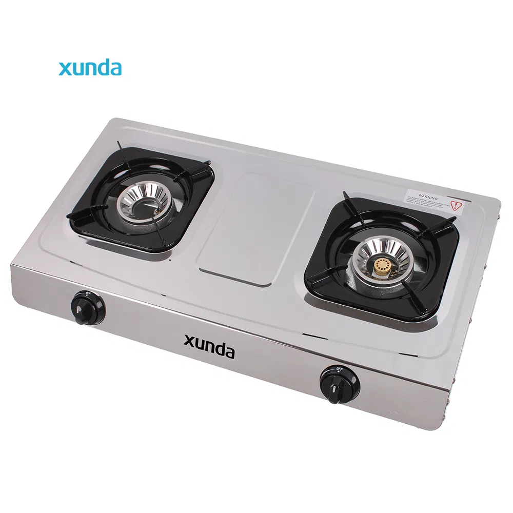 Whirlwind Tornado Flame Table Top Gas Cooker with 2 Burners for Cooking