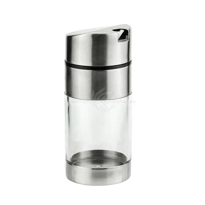 Wooden Holder Stand Cruet Set Salt and Pepper Shaker Set Oil and Vinegar Dispenser Bottle