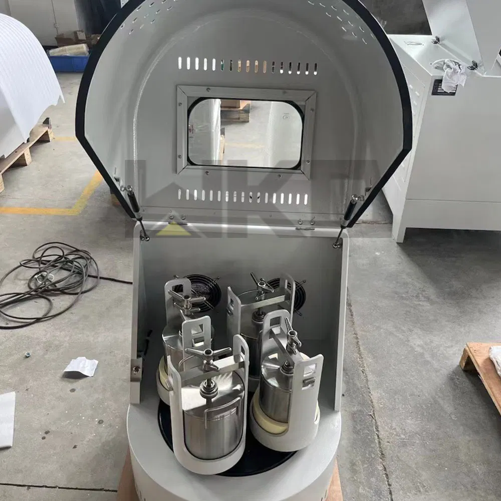 Планетарная мельница XQM-0.4A с циркониевыми стаканами