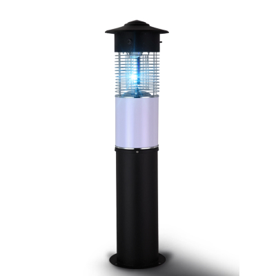 Electric Solar UV LED Lawn Bug Zapper Insects Killer Lamp