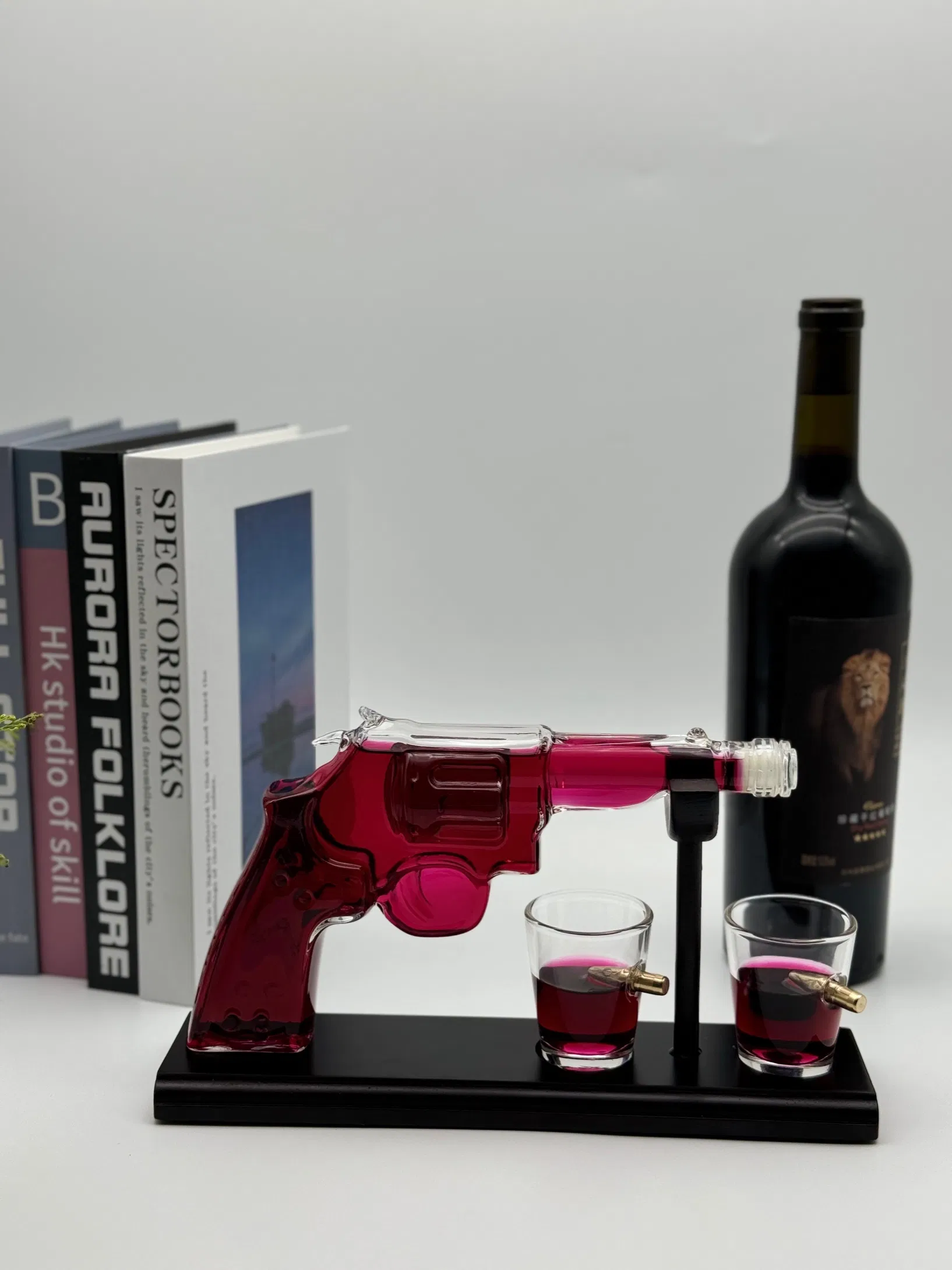 New! Hot Sale Glass Whisky /Wine Decanter --Gun Shape