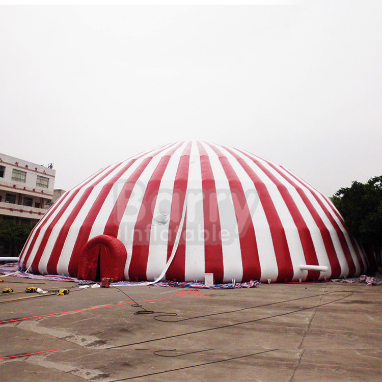 Commercial Inflatable Camping Tent LED Light Outdoor Inflatable Tent White Inflatable Dome Tent