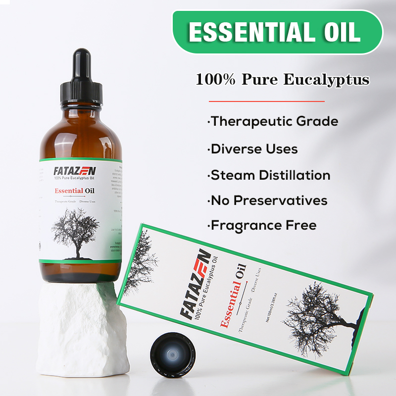 Natural Organic Body Care Stress Relief Anxiety Relaxation Eucalyptus Massage Essential Oil