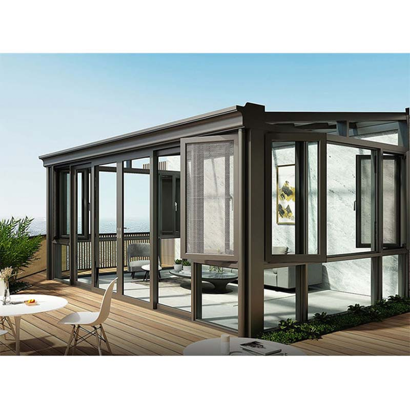 Greenhouse Energy Saving Aluminum Sunroom Aluminium Frame Glass House Garden House