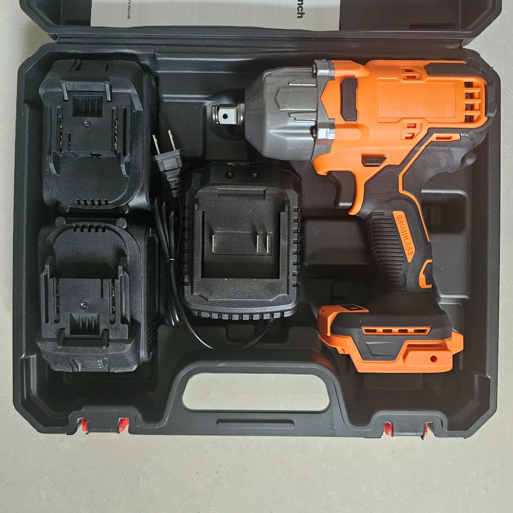 21V 800nm Brushless Power Tool Electric Wrench Power-Tool Fast Charger Tool Set