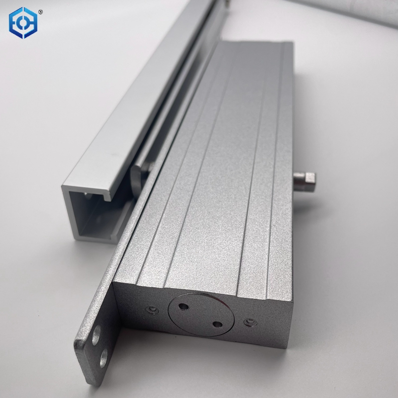 Fire Door Hydraulic Embedded Aluminum Two-Stage Speed Commercial Mounting Automatic Door Closer with Sliding Arm