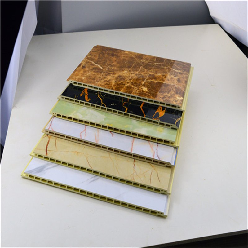 Bamboo Fiber PVC Wood Plastic Composite Board for House Hotel Office Decoration