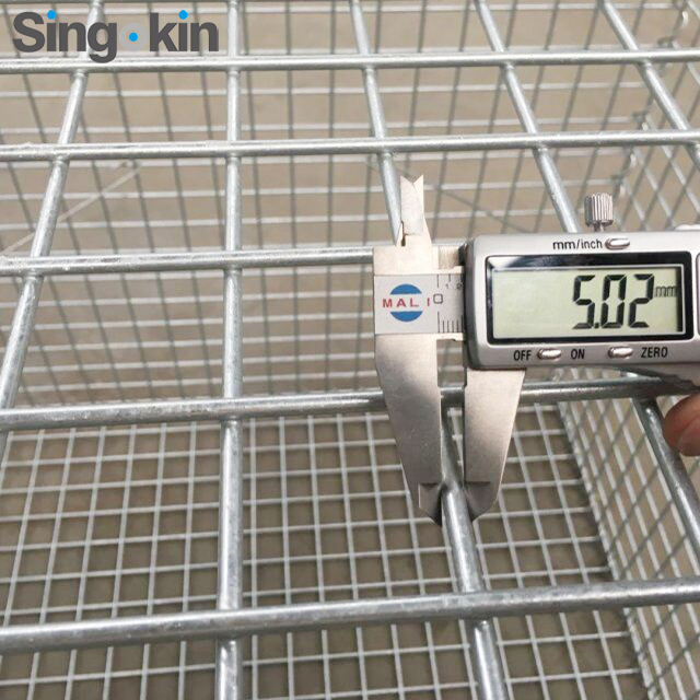 Cheaper Price Galvanized 200X100X50 Welded Gabion Basket Retaining Wall