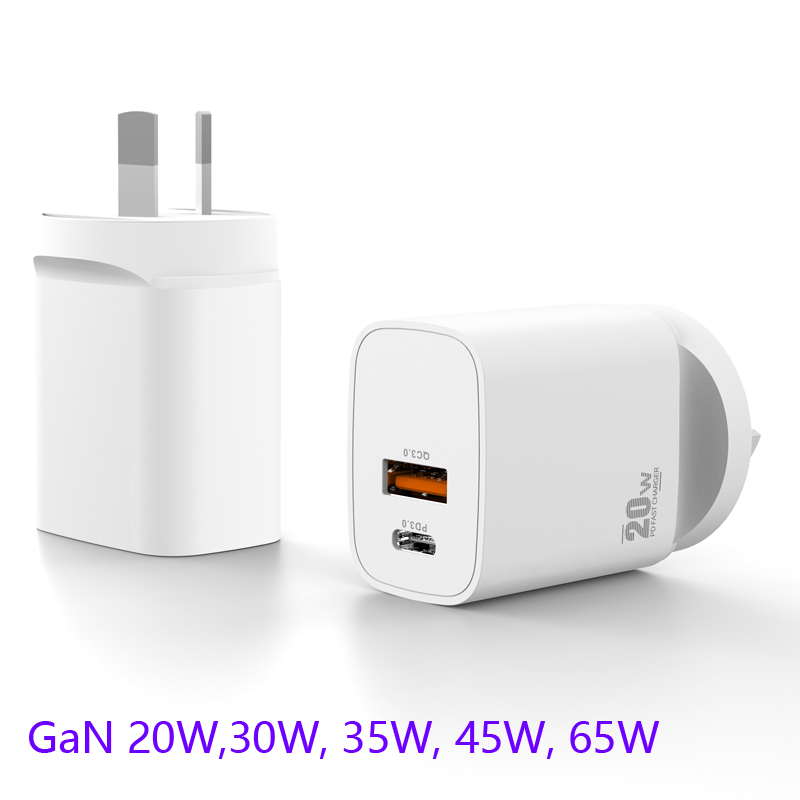 Зарядное устройство PD 20W с кабелем и дисплеем