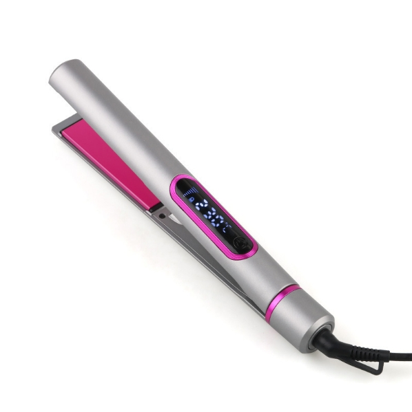 Factory Direct Mini Hair Straightener-LED Display, Floating Plate, Lightweight Flat Iron for Hair Straightening