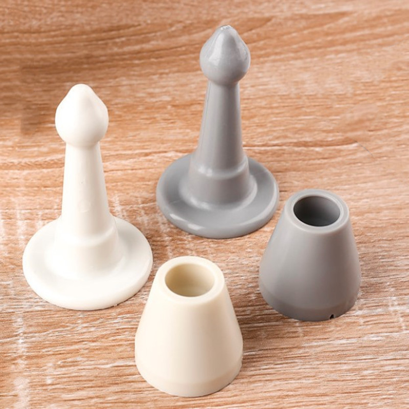 Muti-Functional Door Handle Wall Protector Stopper Rubber Pad Silicone Suction Door Stopper Anti-Collision Mat