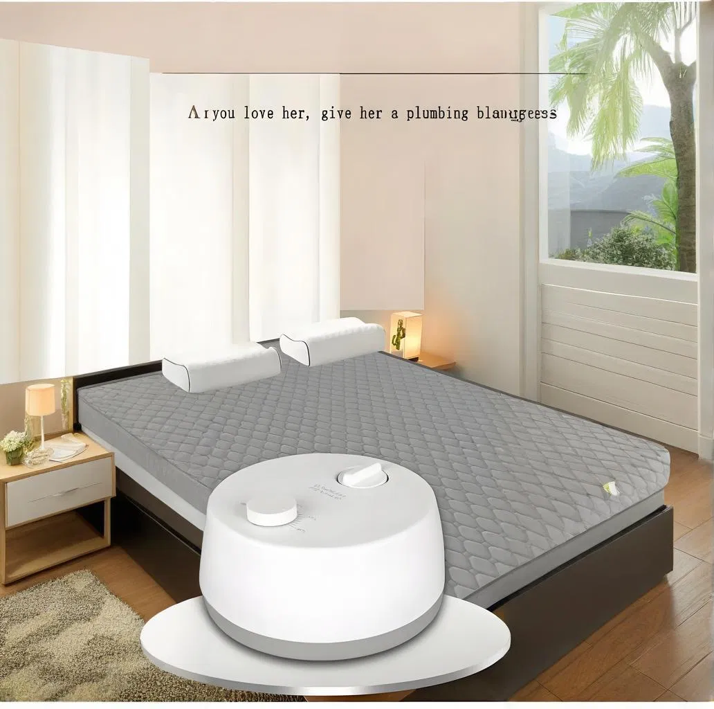 Auto Shut-off Timer Cotton Electric Cooling Heating Water Mattress Heated Blanket ODM