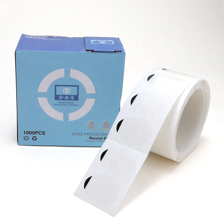 2025 New Arrival Professional Optical Accessories Transparent Lens Blocking Pads Anti Slip Hydrophobic Lens Polishing Pads_Algz_1600692099775