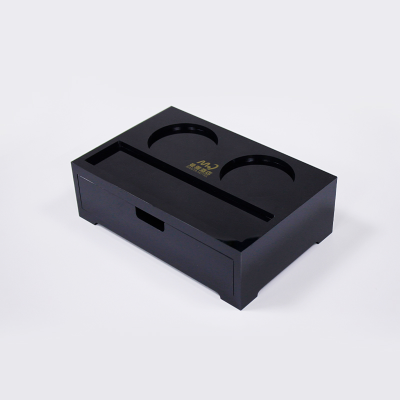 Custom Hotel Amenities Acrylic Mouthwash Lucite Bathroom Amenity Tray