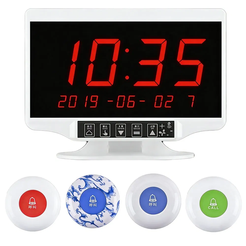 Waterproof Wireless Call System for Hotel & Restaurant, Multi-Key Host Receiver Set