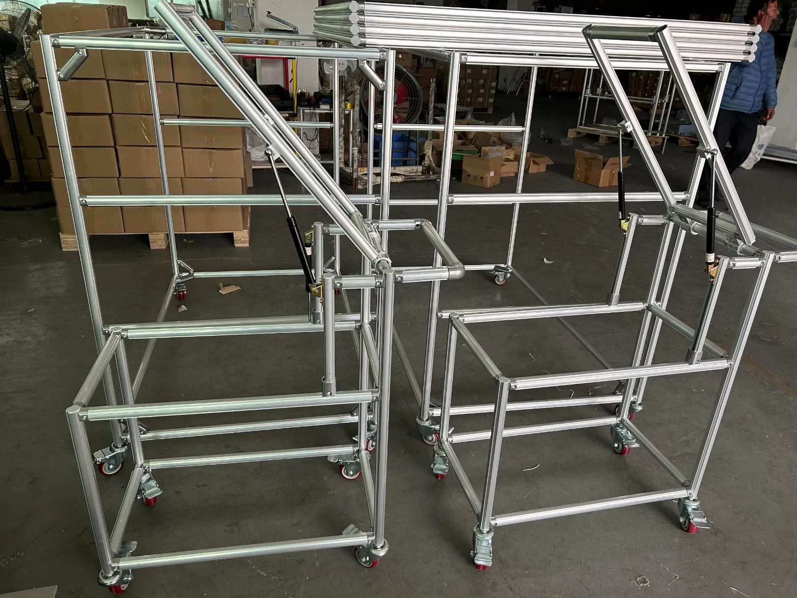 Aluminum Tube Joint 28mm Aluminium Profile Lean Pipe Joint for Flow Rack
