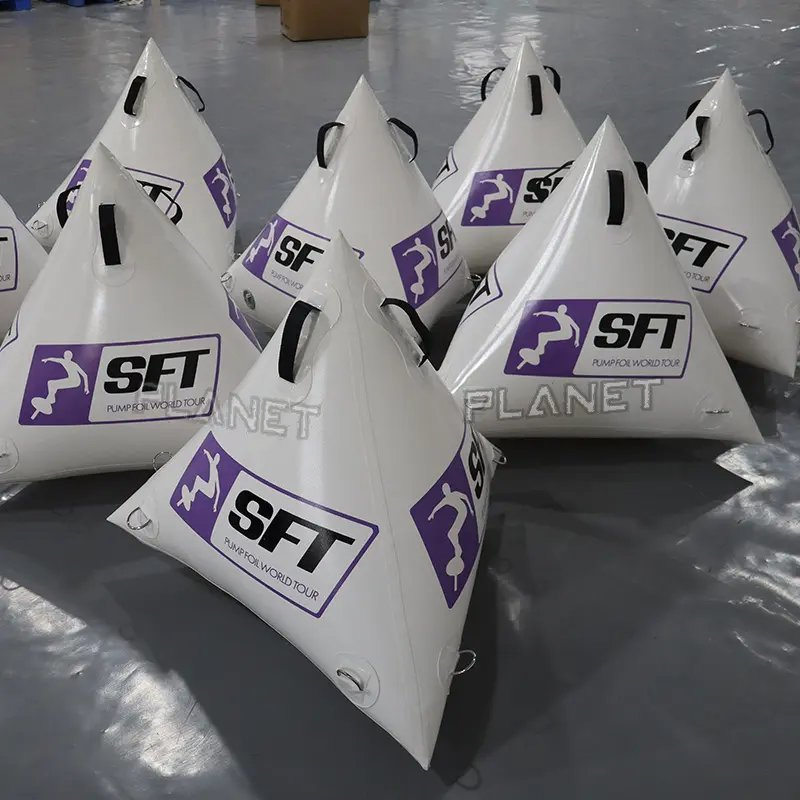 Open Swimming Race Inflatable Triangle Water Floating Buoy Triathlon Water Buoy