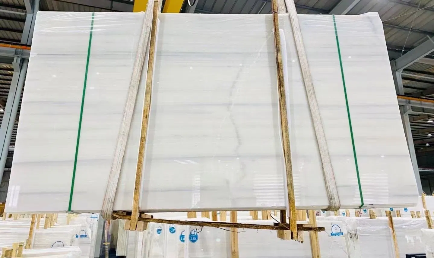 Athenian White Natural Marble Polished for Countertop Flooring