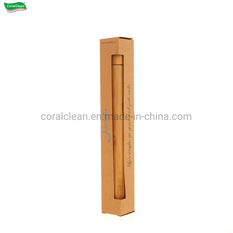 Wholesale Portable Eco Friendly Toothbrush Case Travel Bamboo Case Holder Tube