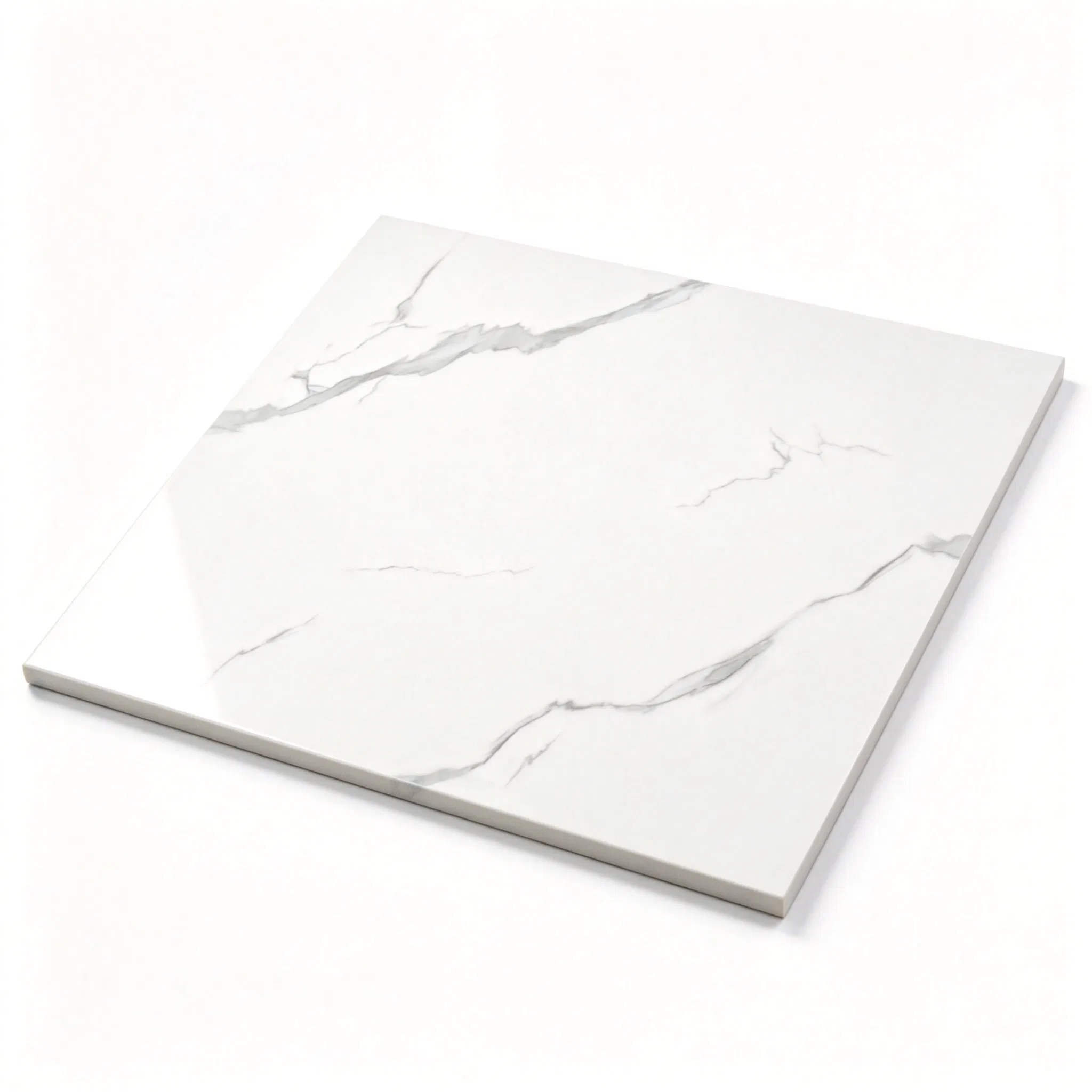 Плитка напольная 60x60 см глянцевая Carrara White