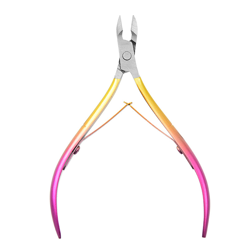 Stainless Steel Double-Head Nail Art Steel Push Nail Clipper