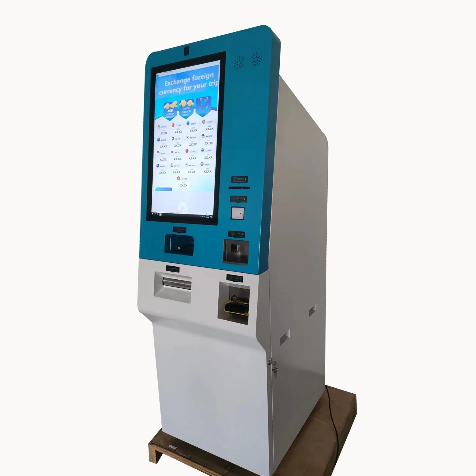 Highly Security Currency Exchange Money Kiosk Foreign Currency Exchange Machine