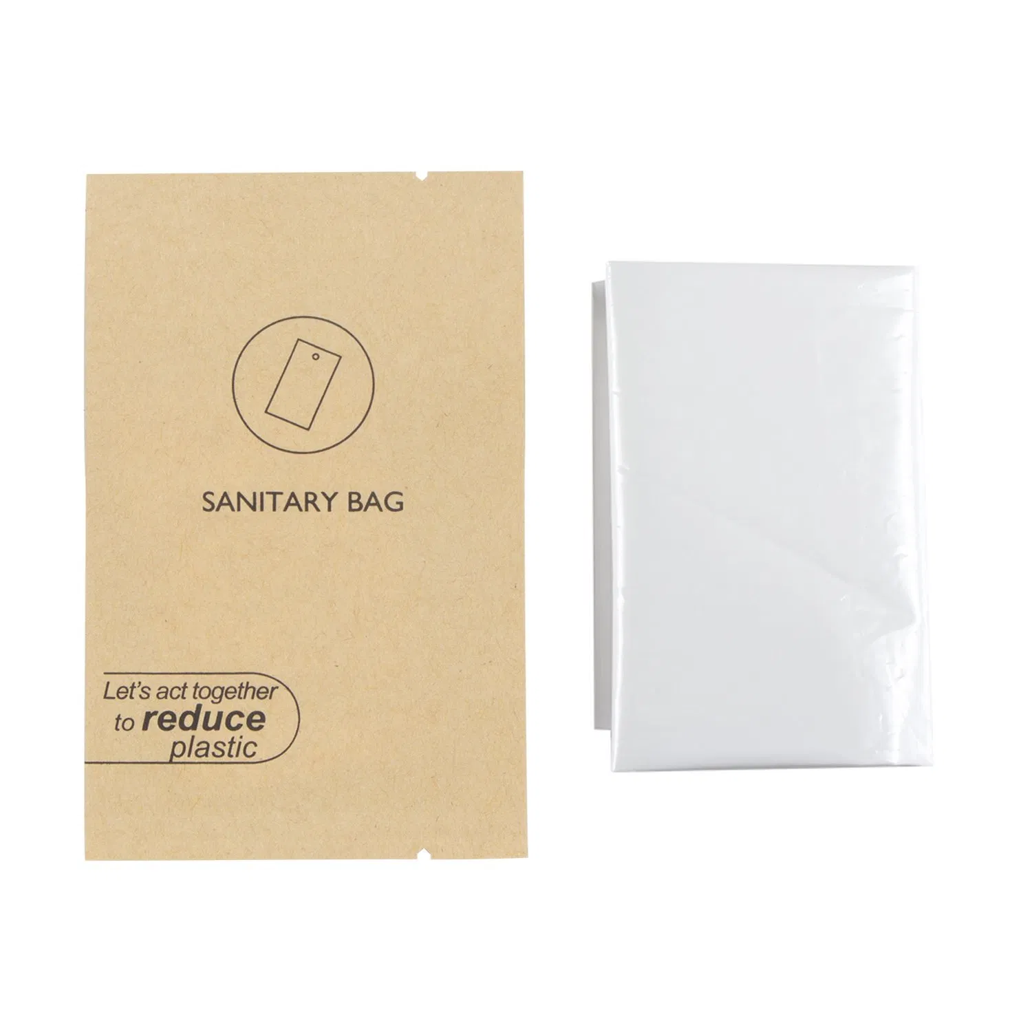 Wholesale Hotel Sanitary Bag HDPE Disposable Sanitary Bag