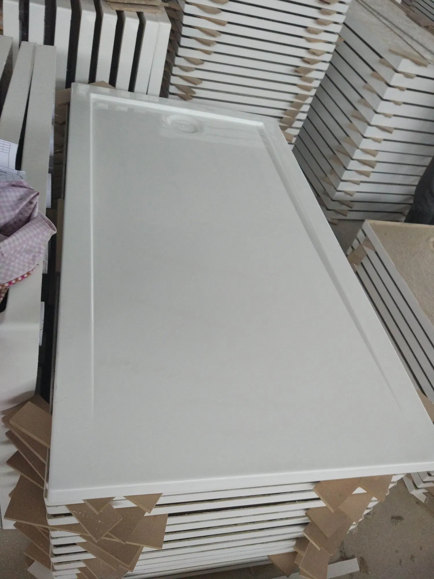 White 1200 Rectangular Acrylic Shower Tray