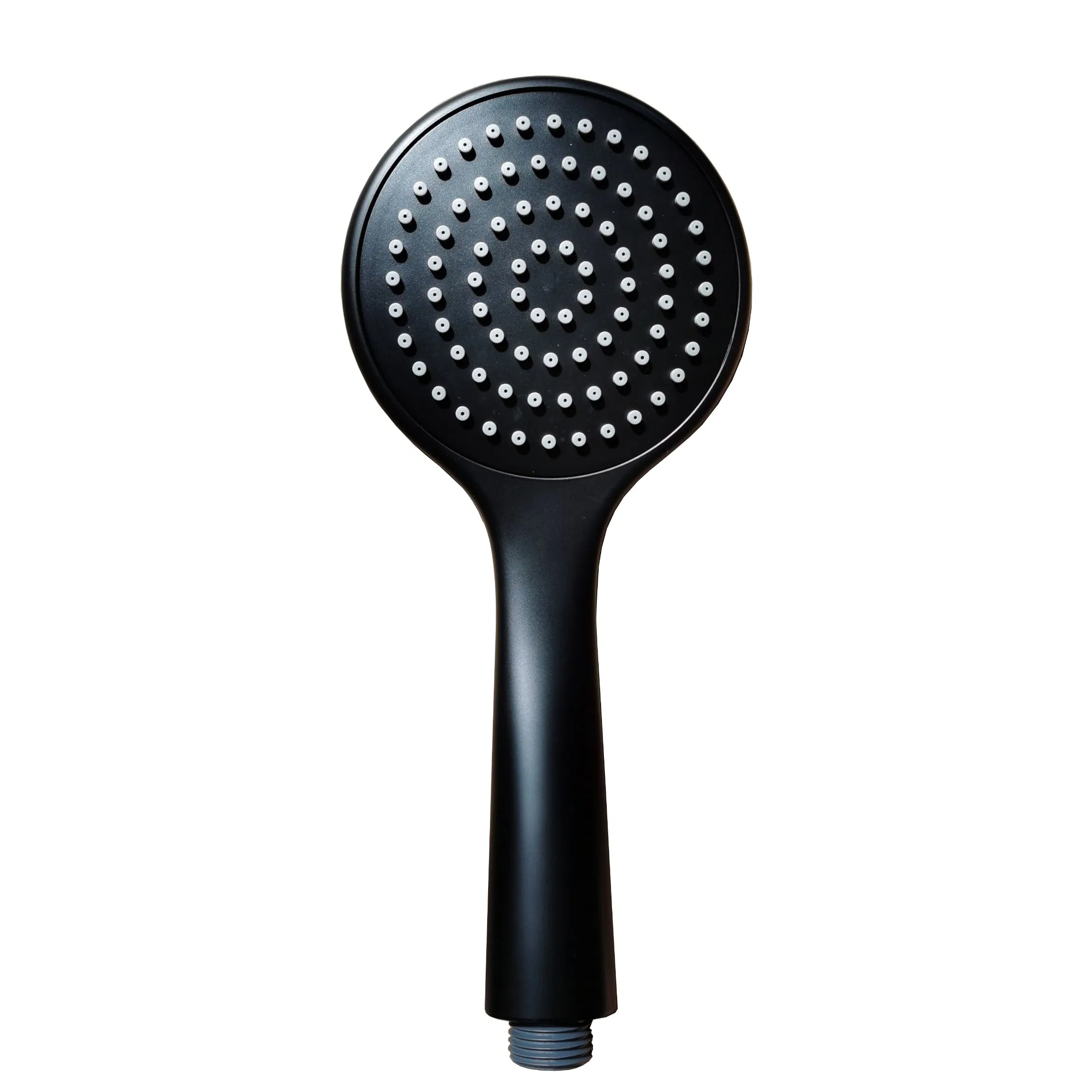 Смеситель для душа скрытого монтажа, черный, с дождевой лейкой