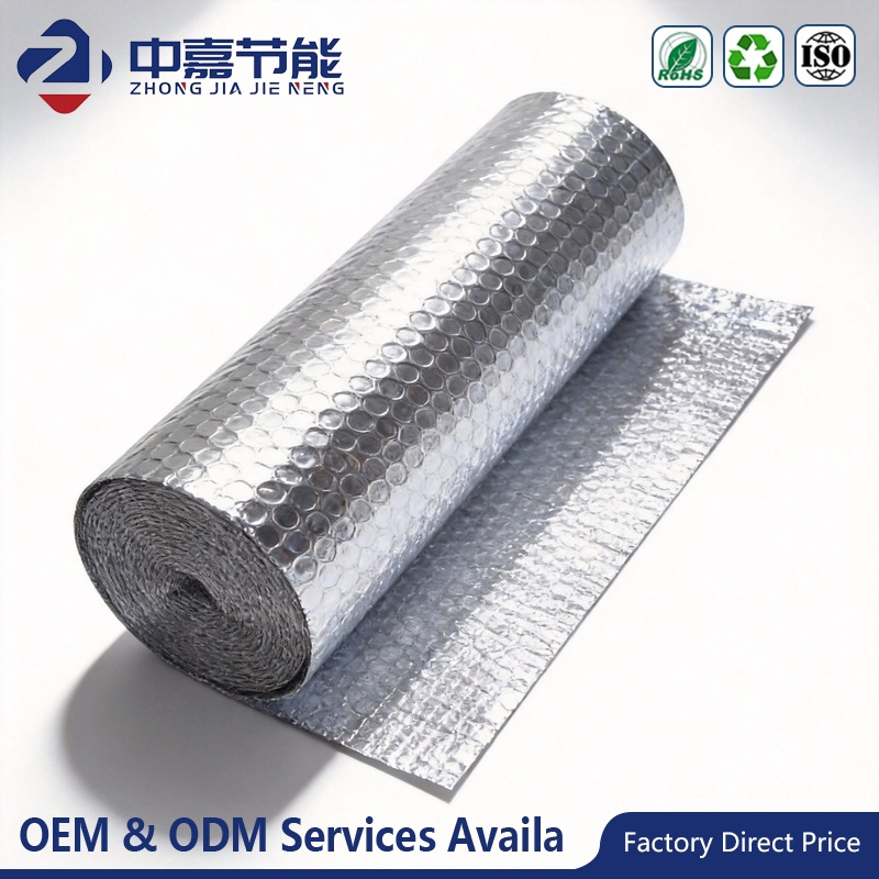 Aluminum Bubble Thermal Insulation Material Custom Size Double Sided Reflective Foil for House Roof Car